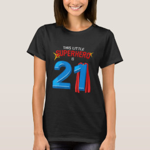 21 jaar oud 21e verjaardag t-shirt