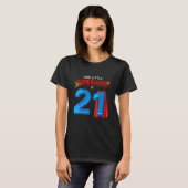 21 jaar oud 21e verjaardag t-shirt (Voorkant volledig)