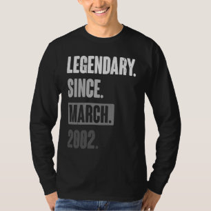 21 jaar oud azijnmerk op 21 maart t-shirt