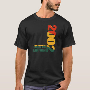 21 jaar oud geboren in 2002 grappig voor zwarte ge t-shirt