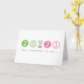 21 jaar oud worden kaart (Gele Bloem)