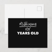 21 jaar oude algebra vergelijking grappige 21ste v briefkaart (Voorkant / Achterkant)