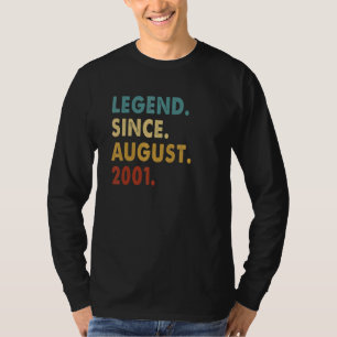 21 Jaar Oude Legende Sinds Augustus 2001 21ste Ver T-shirt