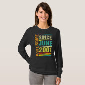 21 jaar oude leggende sinds juni 2001 21 september t-shirt (Voorkant volledig)