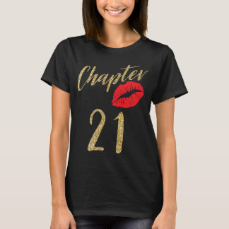 21 jaar oude Lip Birthday 21st Years Team Group T-shirt