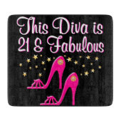 21 JAAR OUDE SCHOENENKONINGIN SNIJPLANK (Voorkant)