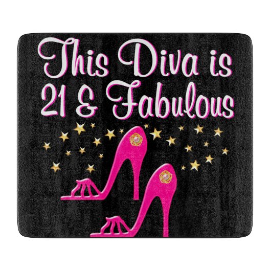 21 JAAR OUDE SCHOENENKONINGIN SNIJPLANK (Voorkant)