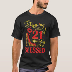 21 jaar oude verjaardag zonder kop in mijn 21e eeu t-shirt
