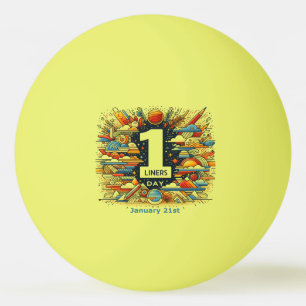 21 jan - One Liners Day Pingpongbal