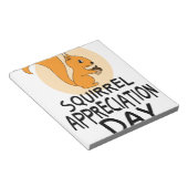 21 januari - Eekhoorn - dag van waardering Notitieblok (Schuin)