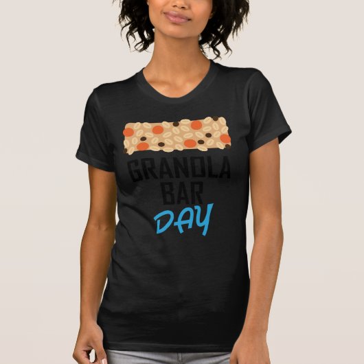 21 januari - Granola Bar Day T-shirt (Voorkant)