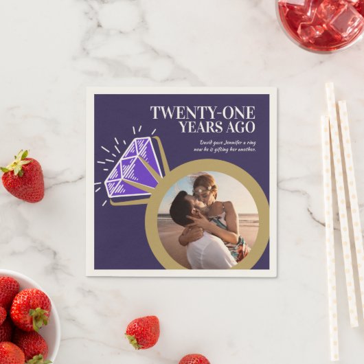 21-jarig jubileumfeest Iolite paarse ring foto Servet (Insitu)