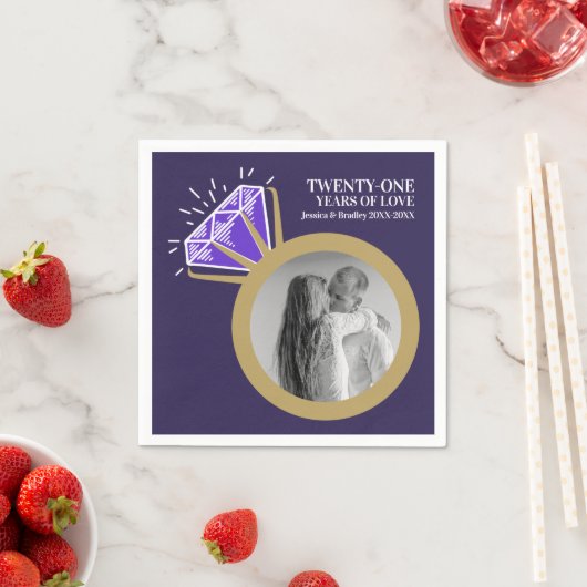 21-jarig jubileumfeest Iolite paarse ring foto Servet (Insitu)