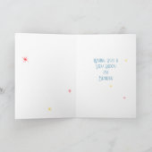 21-jarige 3D Blue Chill 21st Birthday Card Kaart (Binnen)