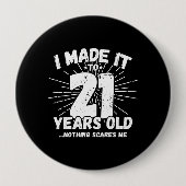21-jarige verjaardag - Birthday Meme - Funny 21st Ronde Button 4,0 Cm (Voorkant)