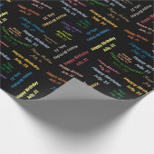 21 juli, cadeaupapier voor cadeautjes (Hoek)