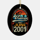  21 juni 2001 21 jaar oud keramisch ornament (Rechts)