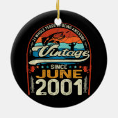  21 juni 2001 21 jaar oud keramisch ornament (Achterkant)