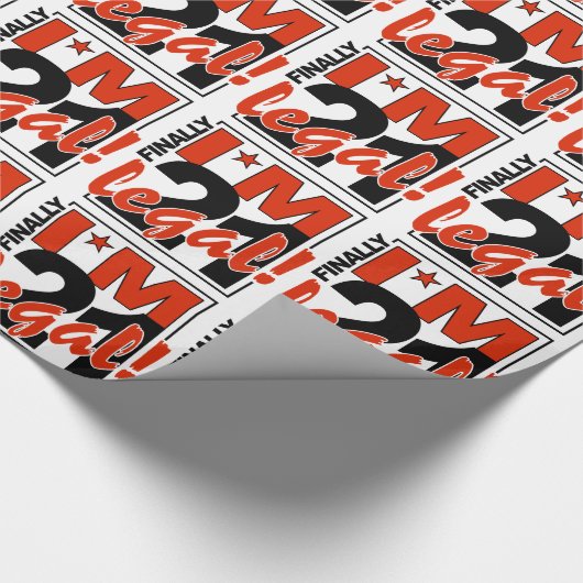 21 & JURIDISCH inpakpapier (Hoek)