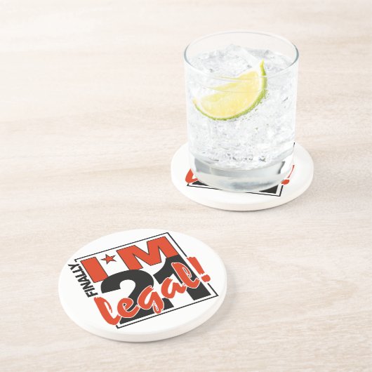 21 & JURIDISCH onderzetter (Zijkant)