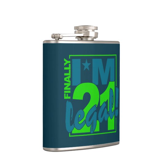 21 & JURIDISCHE maatkolf Heupfles (Rechts)