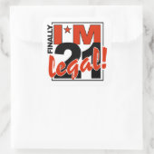 21 & JURIDISCHE stickers (Tas)