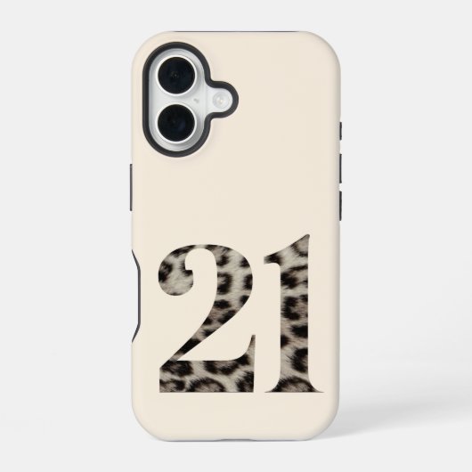 21 kern iPhone 16 hoesje (Achterkant)