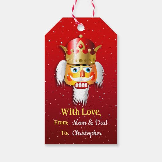 21 Kerst Notenkraker Speelgoed Cadeaulabel (Achterkant)