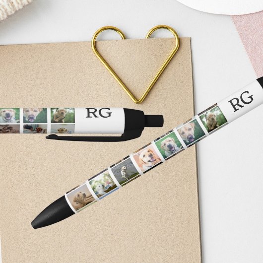 21 kleine fotosjabloon gepersonaliseerd zwarte inkt pen