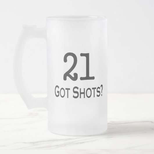 21 Knipschoten Matglas Bierpul (Links)