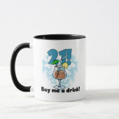 21 Koop me een Drink T-shirts en cadeautjes Mok (Links)