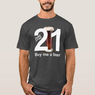 21 Kopen me een BIRTHDAY-T-shirt voor bier T-shirt