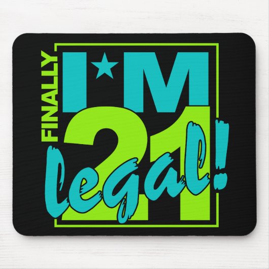 21 & LEGAAL Mousepad Muismat (Voorkant)