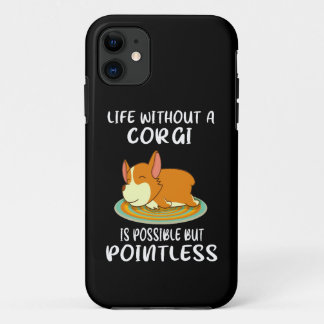 21 Leven zonder een corgi is mogelijk maar zinloos Case-Mate iPhone Case