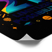 21 Limitless Ssibilities Birthday Gift Insration  Poster (Hoek)