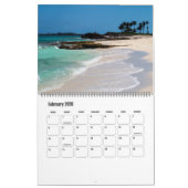 21 maanden/foto's tropisch strand kalender (Feb 2026)