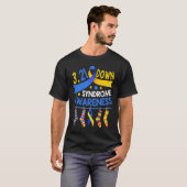 21 March World Down Syndrome Awareness Day Socks R T-shirt (Voorkant volledig)