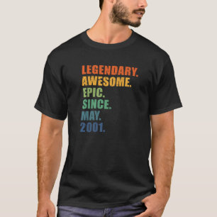 21 mei 2001 Mannen Vrouwen 21 jaar rond het Annive T-shirt