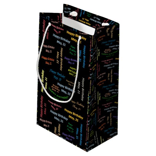 21 mei, 21-jarige cadeautas (Achterkant Gekanteld)