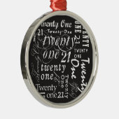 21 METALEN ORNAMENT (Rechts)