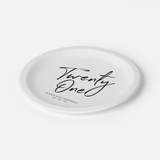 21 Moderne briefing 21-jarig Bord (Gekanteld)