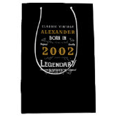 21 oktober 2002 Naam Legendary Black Gold toevoege Medium Cadeauzakje (Voorkant)