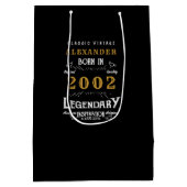 21 oktober 2002 Naam Legendary Black Gold toevoege Medium Cadeauzakje (Achterkant)