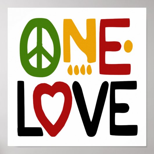 21 One Love Poster (Voorkant)