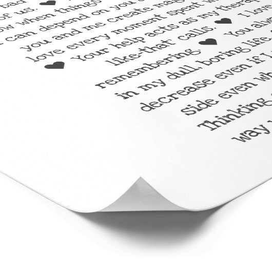 21 redenen waarom we van je houden FOTO poster (Hoek)