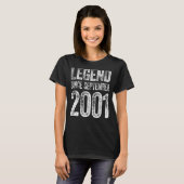 21 september 2011 geboren sinds 21 t-shirt (Voorkant volledig)