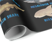 21 soorten haaiensoorten cadeaupapier (Rol Hoek)