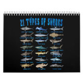 21 soorten haaiensoorten kalender (Hoes)