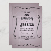 21 st Birthday Personalized Digital Kaart (Voorkant / Achterkant)