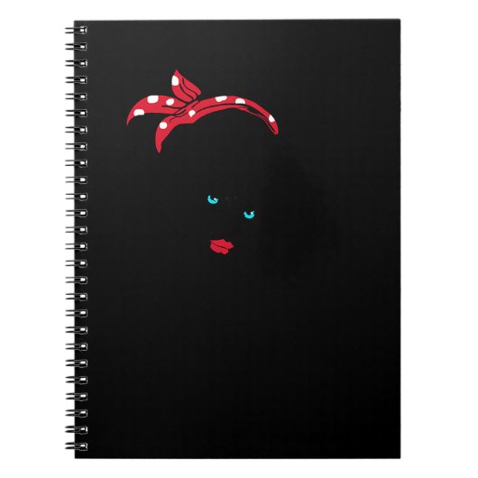21.Statistisch statisticus Rosie De riveter Pin Notitieboek (Voorkant)